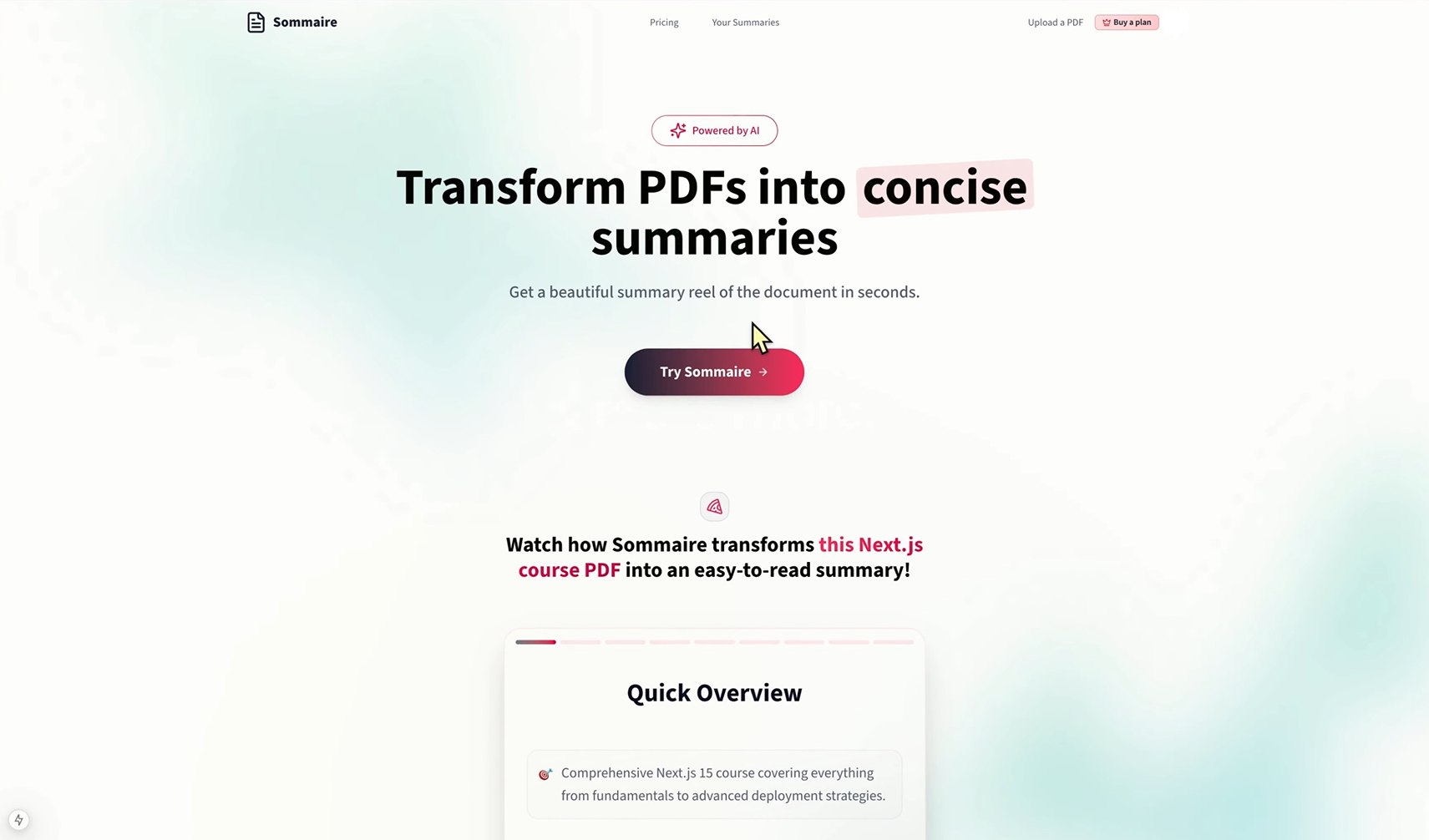 Document Summarization Platform